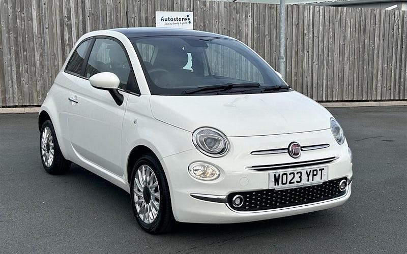 White Used 2023 Fiat 500 Hatchback | £9,995 (Fair price) - Image 1/4