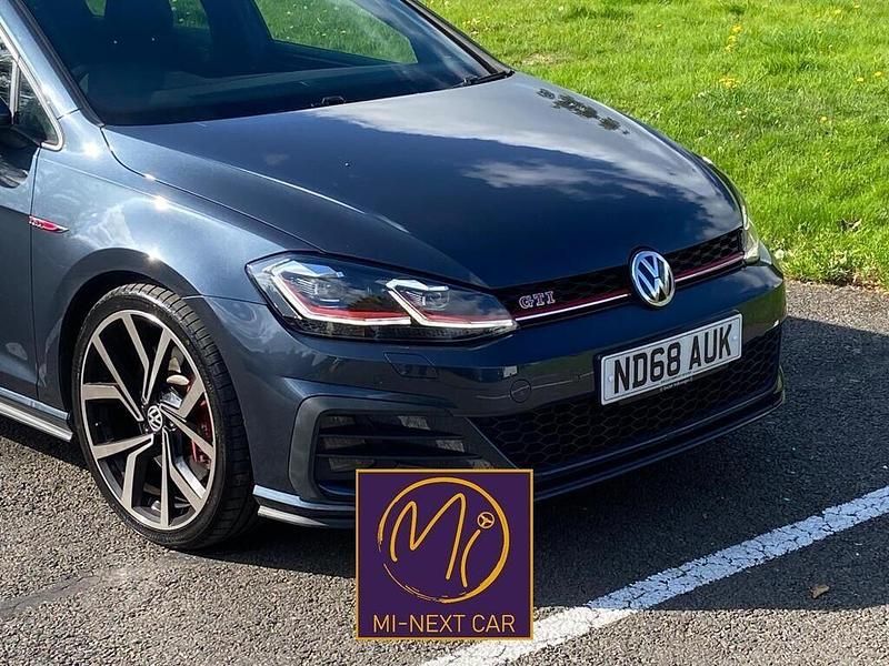Used VW Golf VII GTI 2018 Blue Hatchback