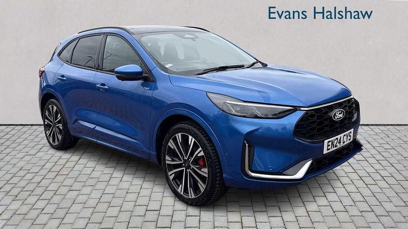 Blue Used 2024 Ford Kuga ST-Line X SUV | £26,470 (A bit pricey) - Image 1/4