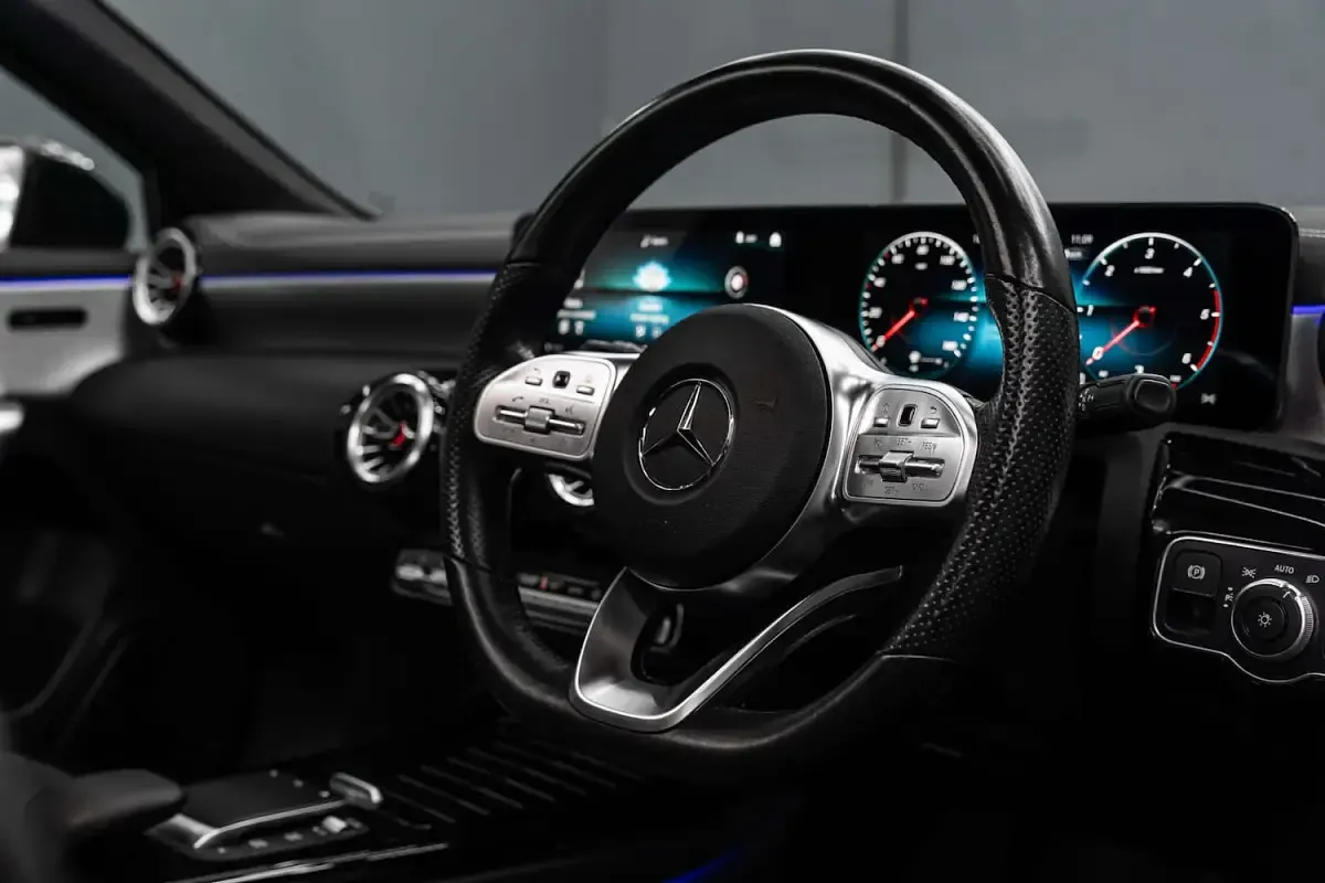Used Mercedes A200 Exclusive 160 HP (117 kW) 2021 Black Hatchback