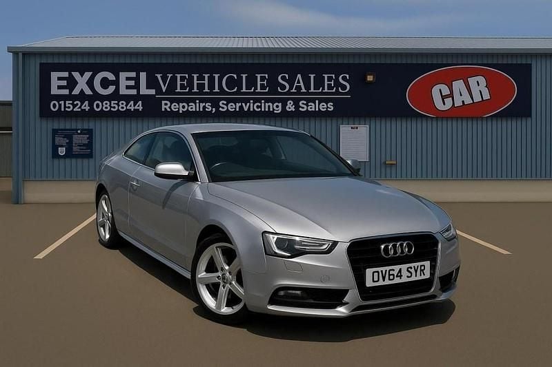 Silver Used 2015 Audi A5 S-Line Coupe | £8,295 (Good price) - Image 1/4