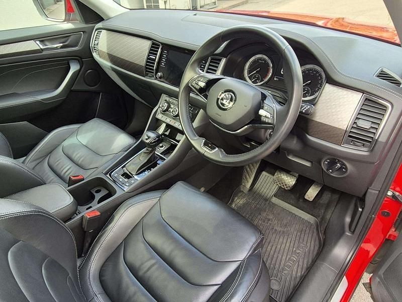 Used Skoda Kodiaq SE L 110 HP (80 kW) 2022 Red SUV