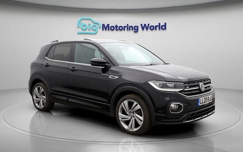 Usado VW T-Cross R-line 116 HP (85 kW) 2020 Preto SUV