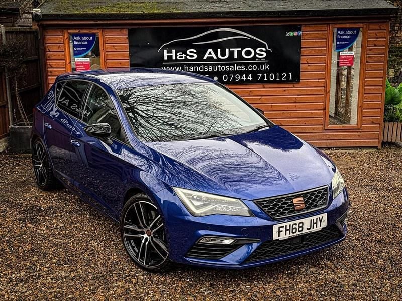 Used Seat Leon CUPRA 290 HP (213 kW) 2019 Blue Hatchback
