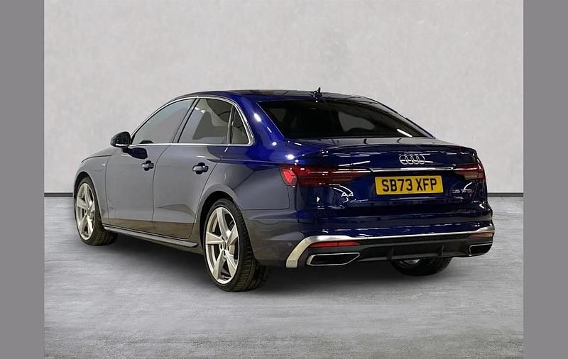 Used Audi A4 S-Line 150 HP (110 kW) 2024 Blue Sedan