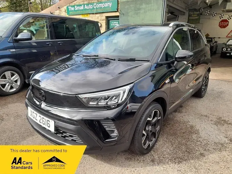 Used Vauxhall Crossland Ultimate 120 HP (88 kW) 2022 Black SUV