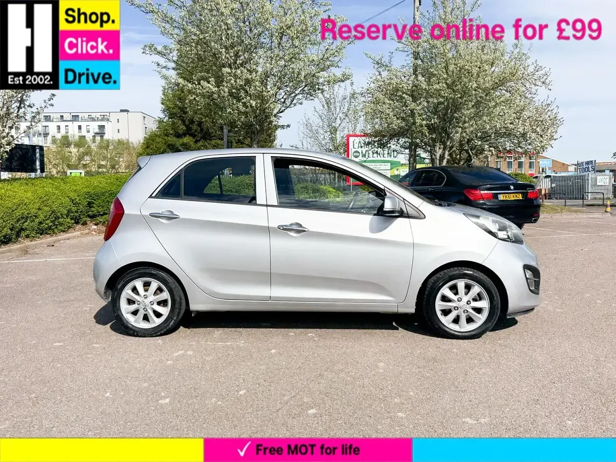 Używany Kia Picanto 84 KM (61 kW) 2012 Srebrny Hatchback