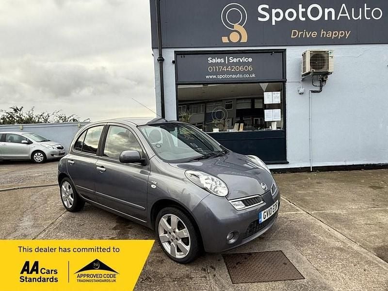 Grey Used 2010 Nissan Micra N-TEC Hatchback | £5,992 (Fair price) - Image 1/3