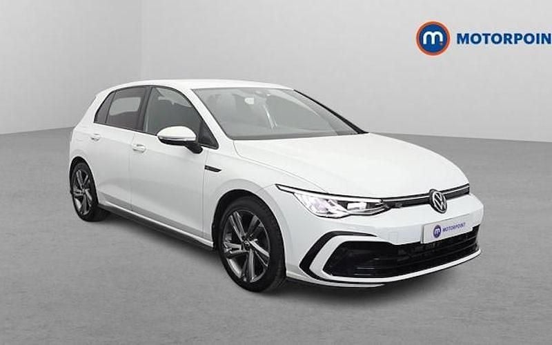 Used VW Golf VIII R-line 131 HP (96 kW) 2023 White Hatchback