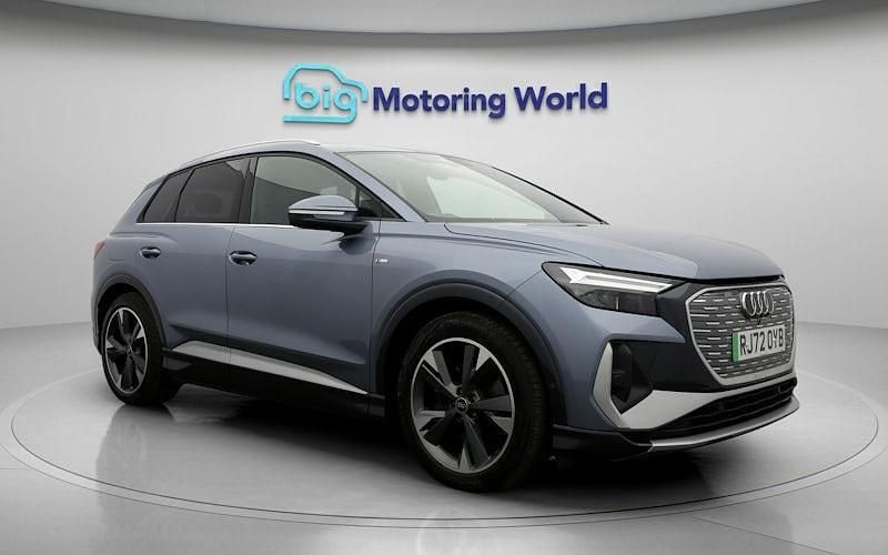 Used Audi Q4 e-tron S-Line 125 kW (170 HP) 2022 Blue SUV
