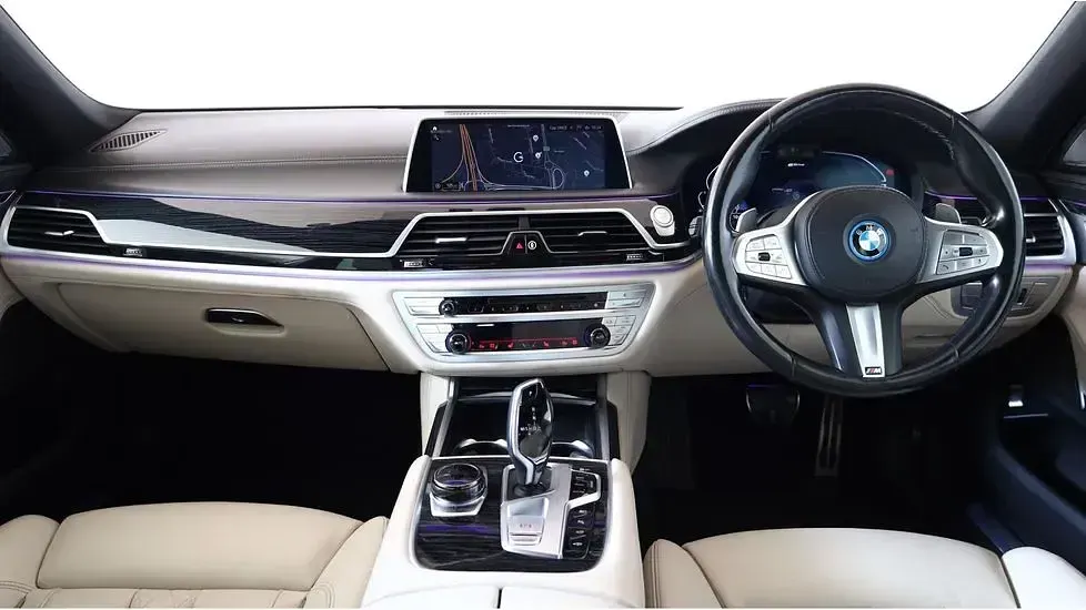 Used BMW 745e M Sport 389 HP (286 kW) 2021 Purple Sedan