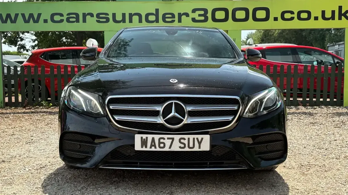 Used Mercedes E220 AMG line 194 HP (142 kW) 2017 Black Sedan
