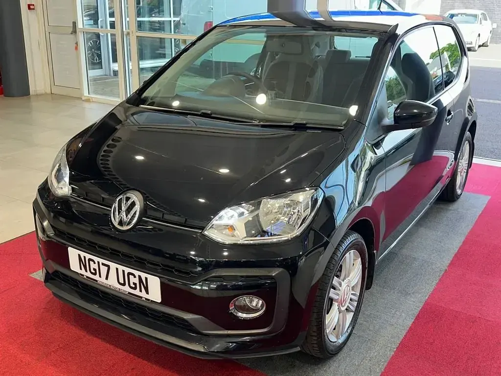 Used VW up! high up! 90 HP (66 kW) 2017 Black Hatchback