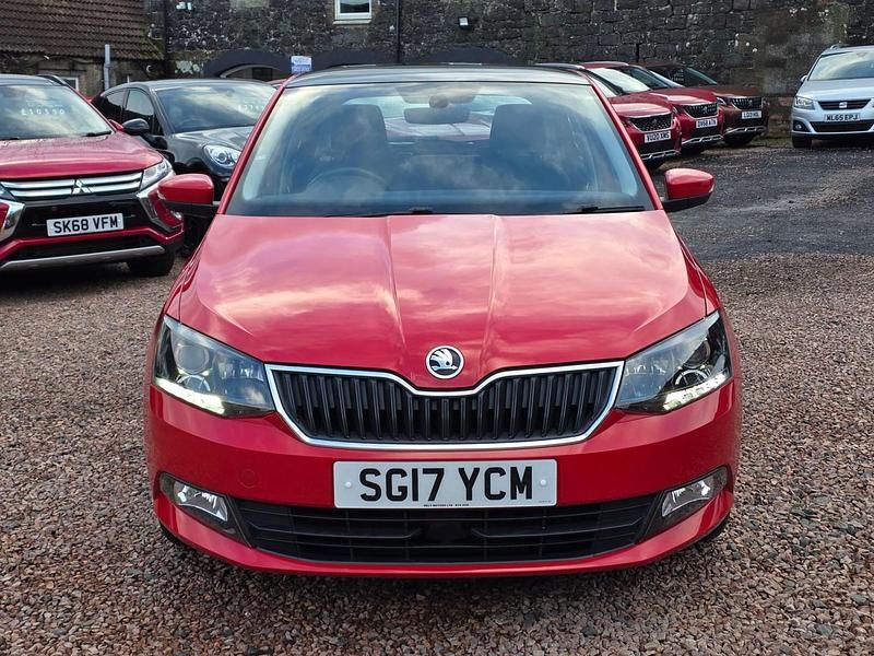 Used Skoda Fabia SE L 75 HP (55 kW) 2017 Red Hatchback