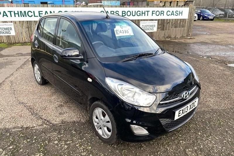 Black Used 2013 Hyundai i10 Active Hatchback | £4,395 (Fair price) - Image 1/1