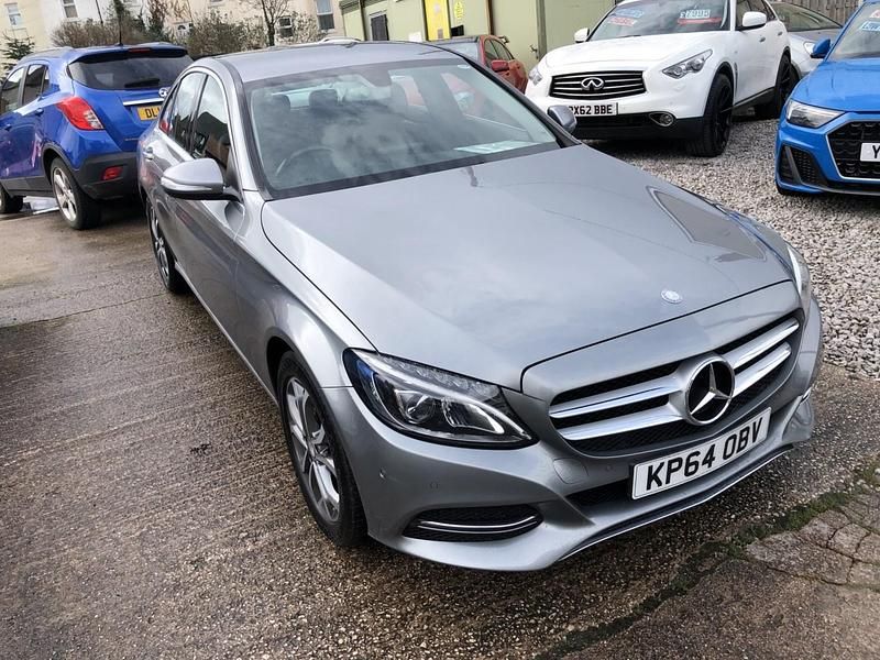 Usado Mercedes C200 184 HP (135 kW) 2015 Prateado Sedan