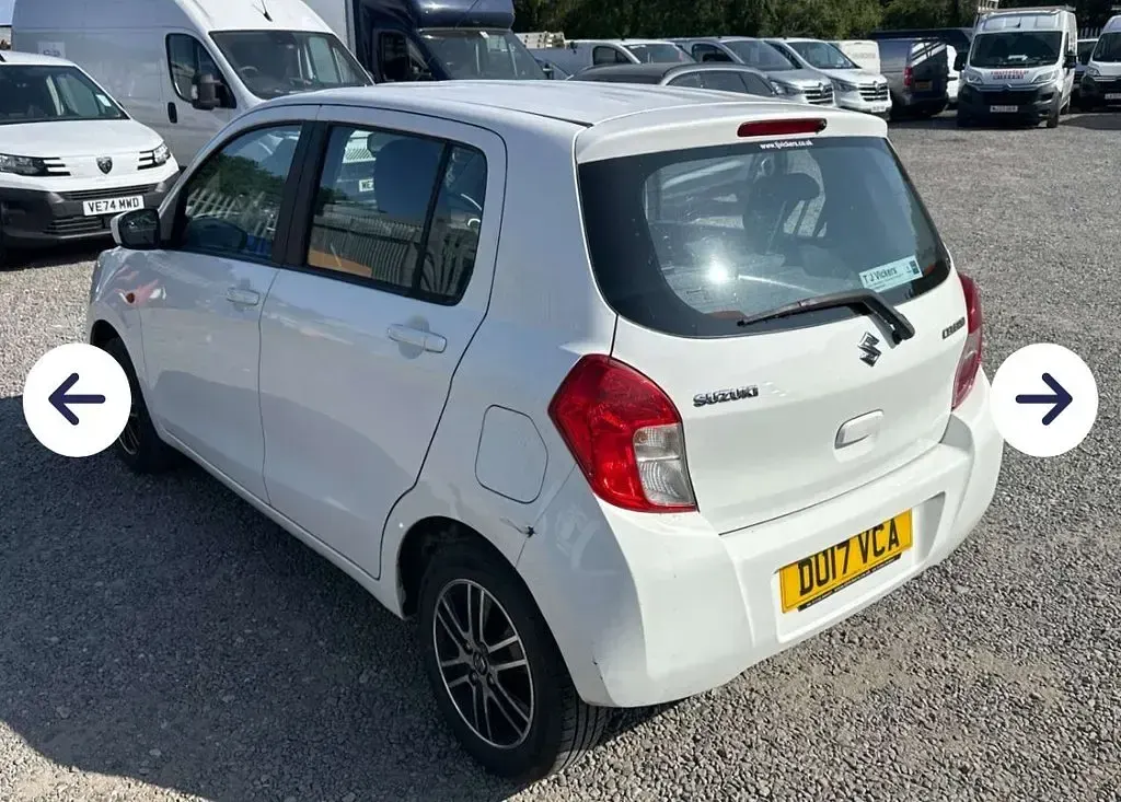 Used Suzuki Celerio SZ4 2017 White Hatchback