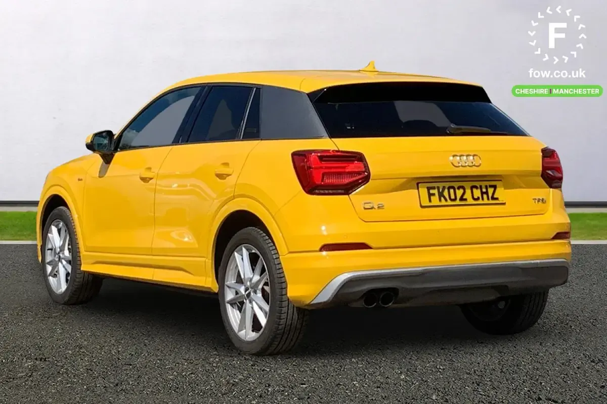 Used Audi Q2 S-Line 150 HP (110 kW) 2016 Yellow SUV