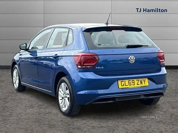 Used VW Polo SE 80 HP (58 kW) 2020 Blue Hatchback