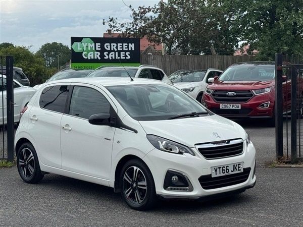 White Used 2016 Peugeot 108 GT-line Hatchback | £5,500 (Fair price) - Image 1/1