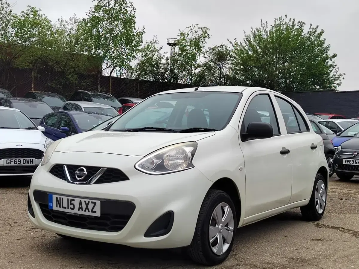 Second-hand Nissan Micra Visia 79 CP (58 kW) 2015 Alb Hatchback