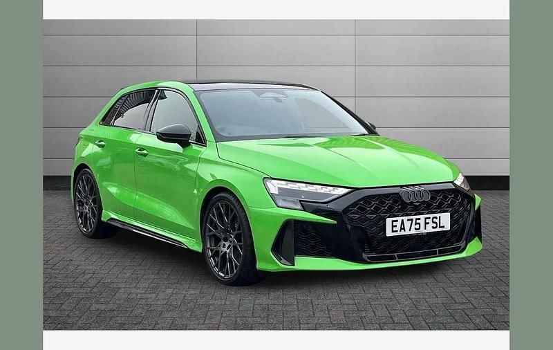 New Audi RS3 Comfort 394 HP (289 kW) 2025 Green Sedan