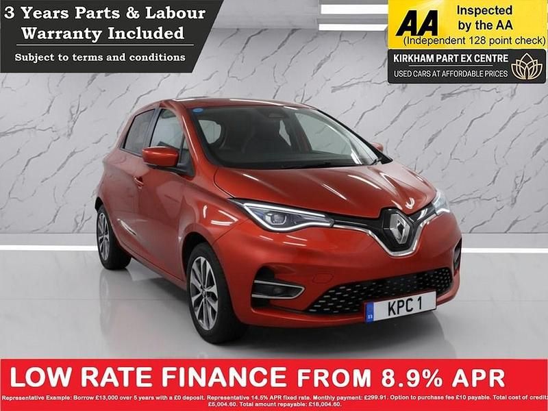 Red Used 2020 Renault Zoe GT-Line Hatchback | £8,400 (Fair price) - Image 1/4