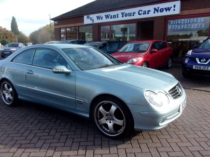 Used Mercedes CLK240 Avantgarde 2003 Blue Coupe