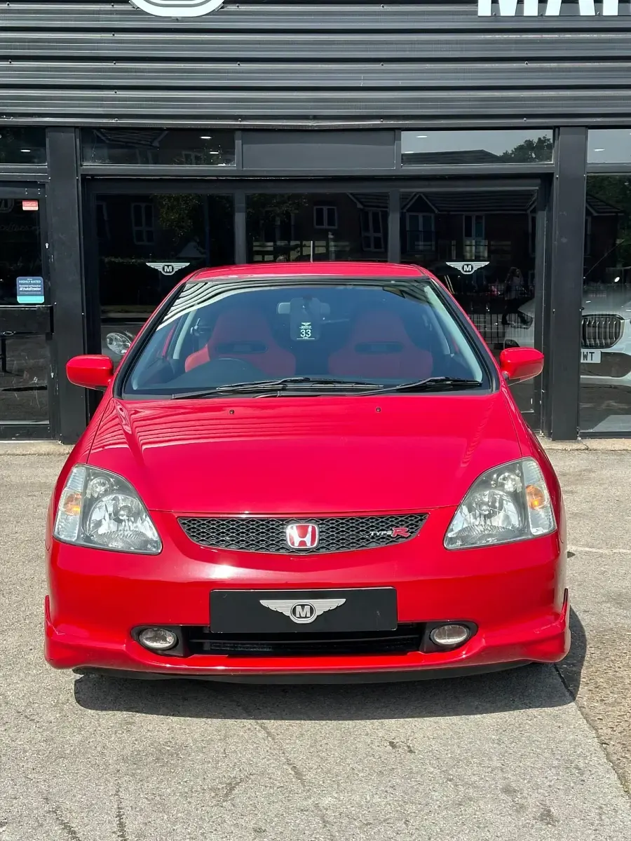 Begagnad Honda Civic Type R 2003 Röd Halvkombi