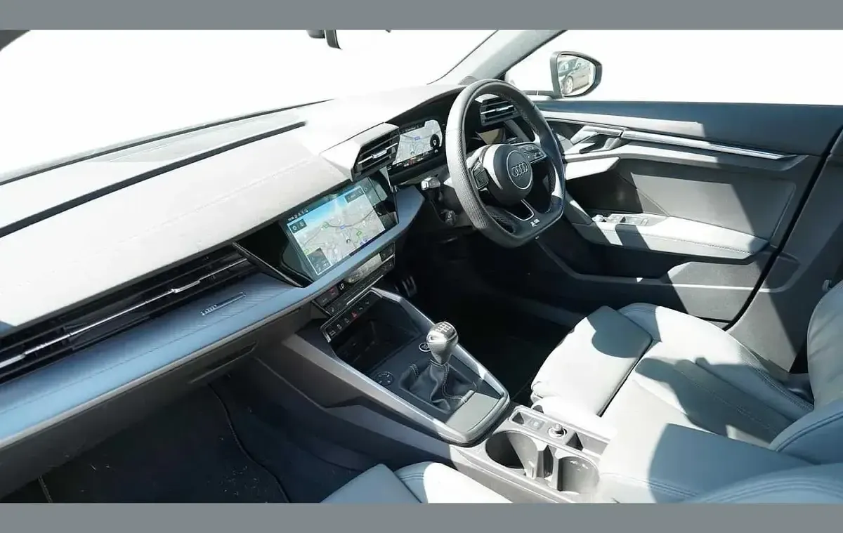 Used Audi A3 S-Line 108 HP (79 kW) 2022 White Sedan