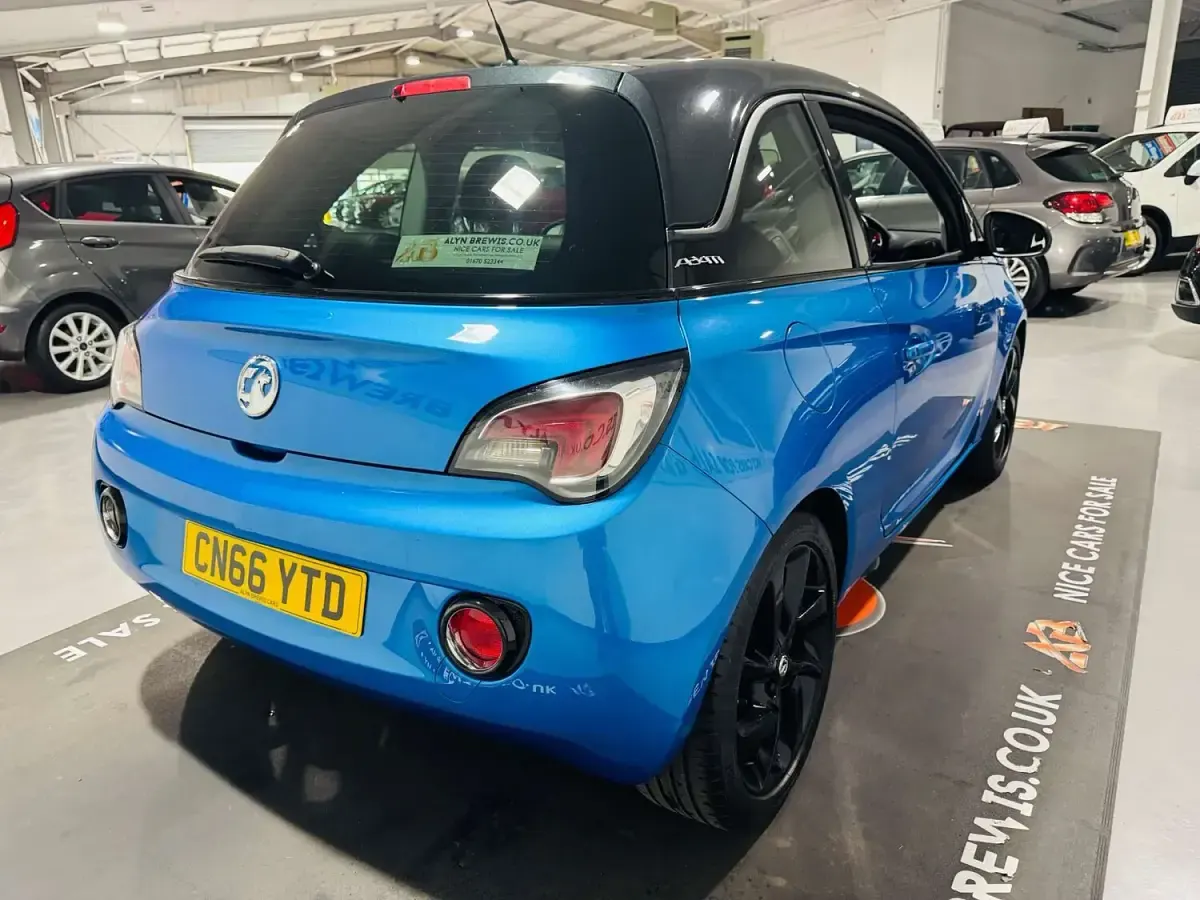 Used Vauxhall Adam 70 HP (51 kW) 2016 Blue Hatchback