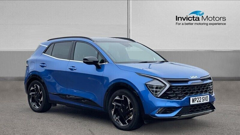 Blue Used 2022 Kia Sportage GT-Line S SUV | £30,300 (Fair price) - Image 1/4