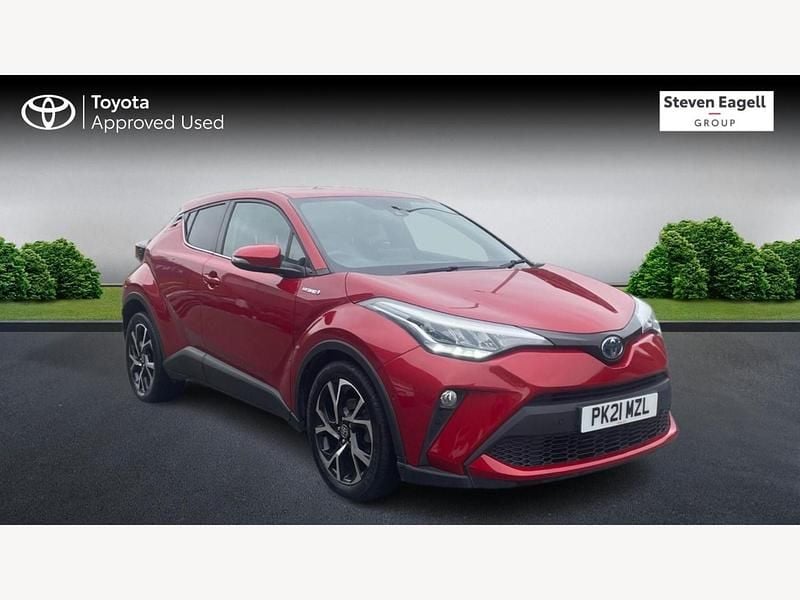 Red Used 2021 Toyota C-HR Design SUV | £17,179 (A bit pricey) - Image 1/3