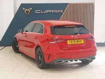 Used Mercedes A200 Executive 163 HP (119 kW) 2019 Red Hatchback