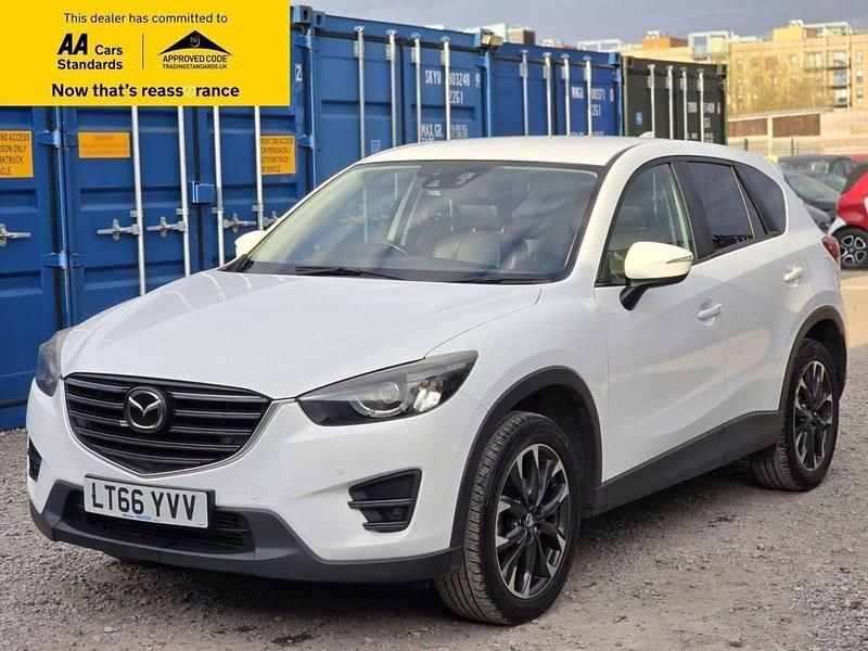 Second-hand Mazda CX-5 Inclusive 175 CP (128 kW) 2016 Alb SUV