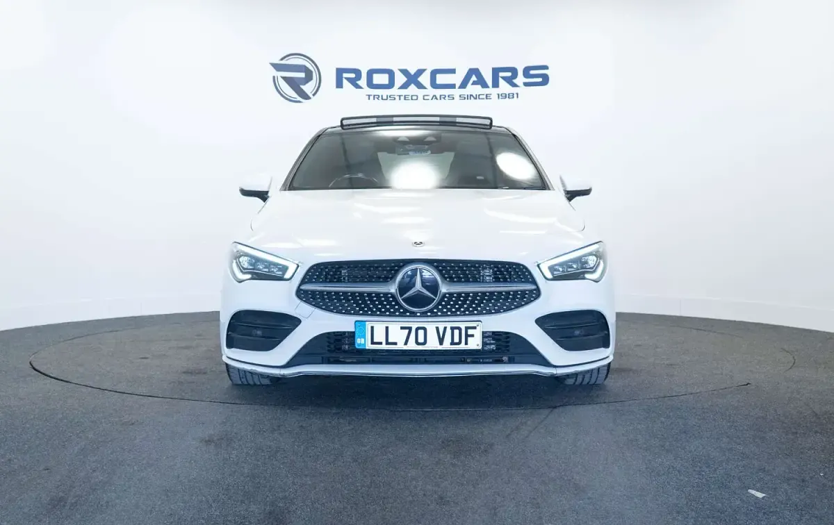 Used Mercedes CLA180 AMG Line Premium Plus 136 HP (100 kW) 2020 White Coupe