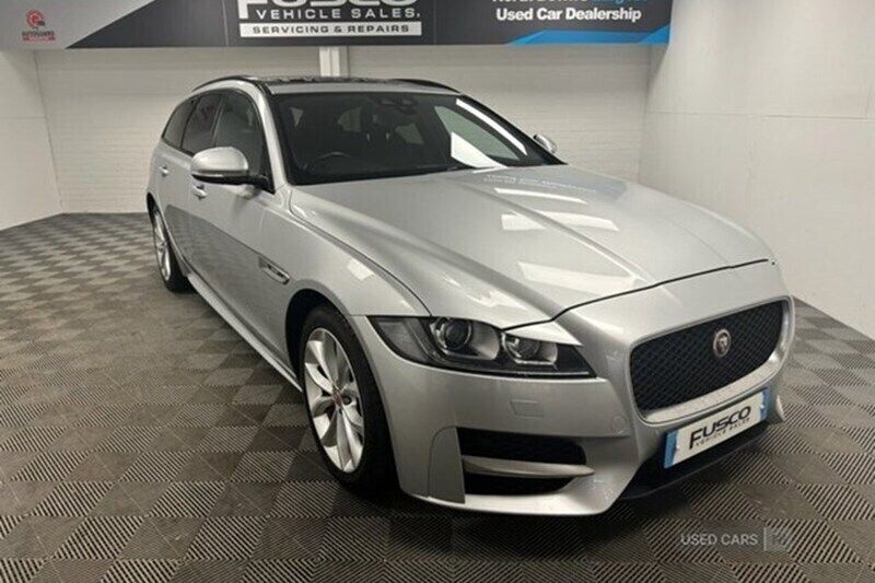 Silver Used 2018 Jaguar XF Sportbrake R-Sport Estate | £14,990 (Good price) - Image 1/1