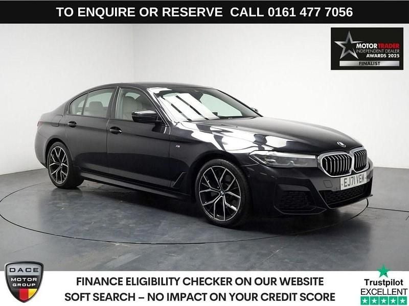 Black Used 2021 BMW 520 M Sport Sedan | £21,890 (Fair price) - Image 1/3