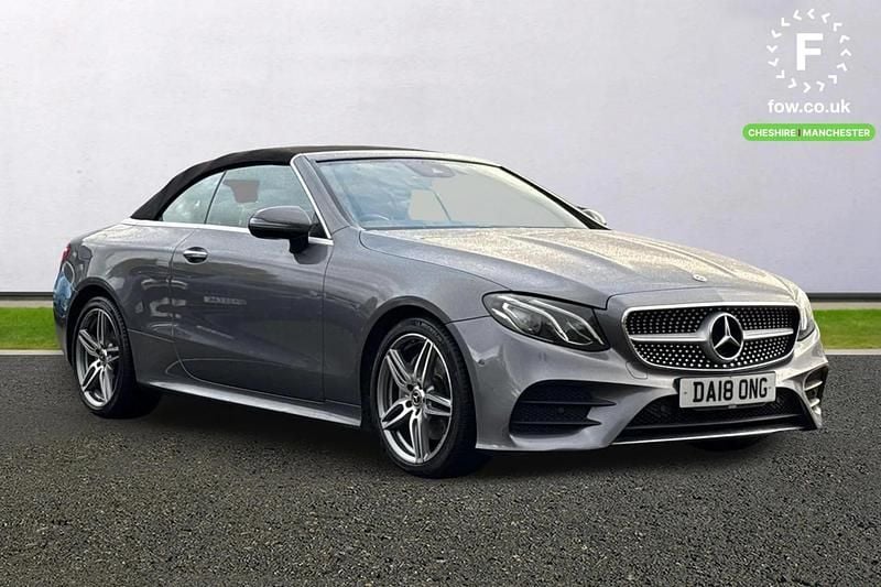 Grey Used 2018 Mercedes E220 AMG Line Premium Cabriolet | £19,699 (Good price) - Image 1/4