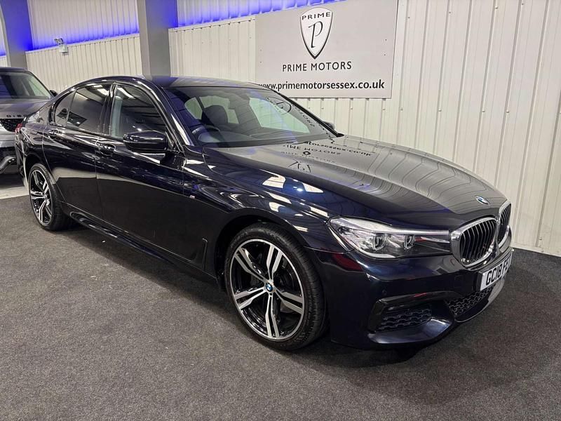 Black Used 2018 BMW 730 M Sport Sedan | £18,489 (Fair price) - Image 1/3
