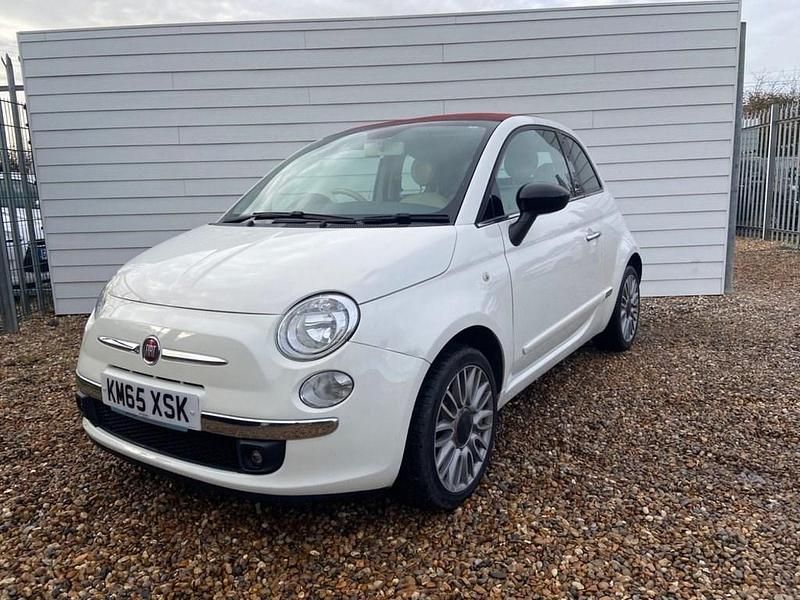 Used Fiat 500C Lounge 69 HP (50 kW) 2015 White Cabriolet