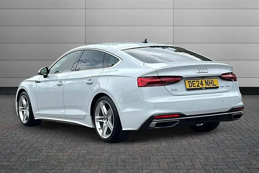 Used Audi A5 Sport 150 HP (110 kW) 2024 Glacier white Hatchback