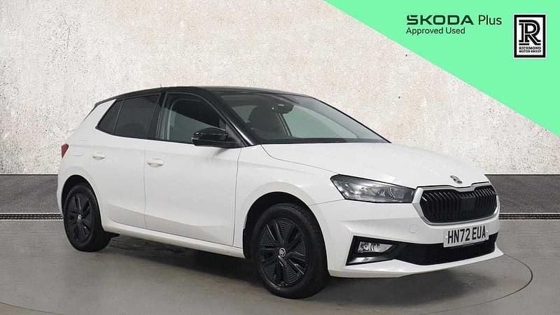 Candy white black magic pearl effect Used 2022 Skoda 110 R Colour Edition Hatchback | £14,182 (Good price) - Image 1/3