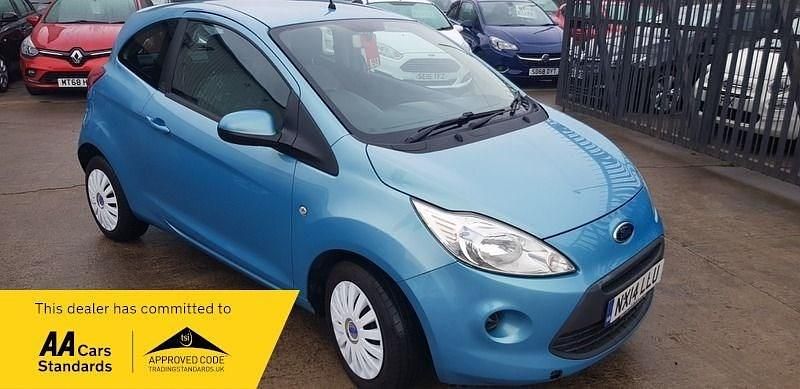 Used Ford Ka 69 HP (50 kW) 2014 Blue Hatchback