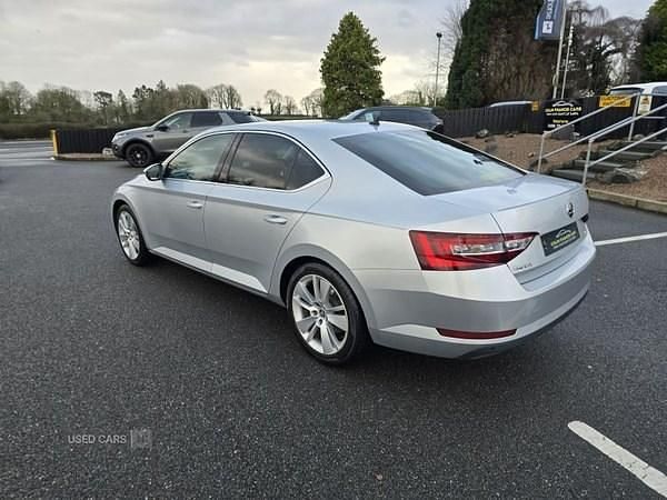 Used Skoda Superb SE L Executive 150 HP (110 kW) 2019 Silver Hatchback