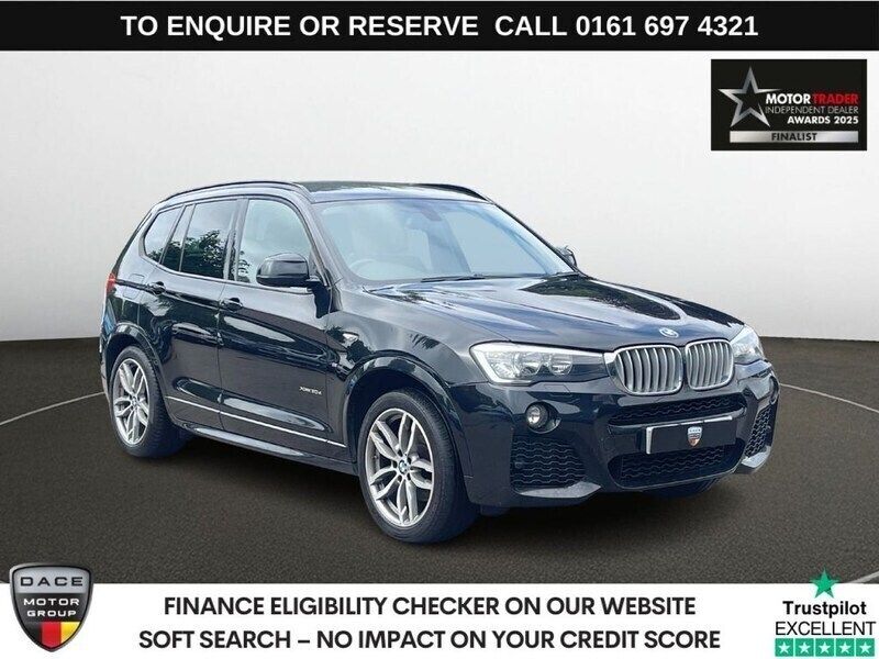 Black Used 2017 BMW X3 M Sport SUV | £17,940 (Fair price) - Image 1/3