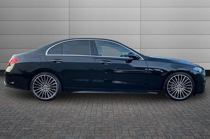 Used Mercedes C200 AMG Line Premium Plus 204 HP (150 kW) 2025 Obsidian black Sedan