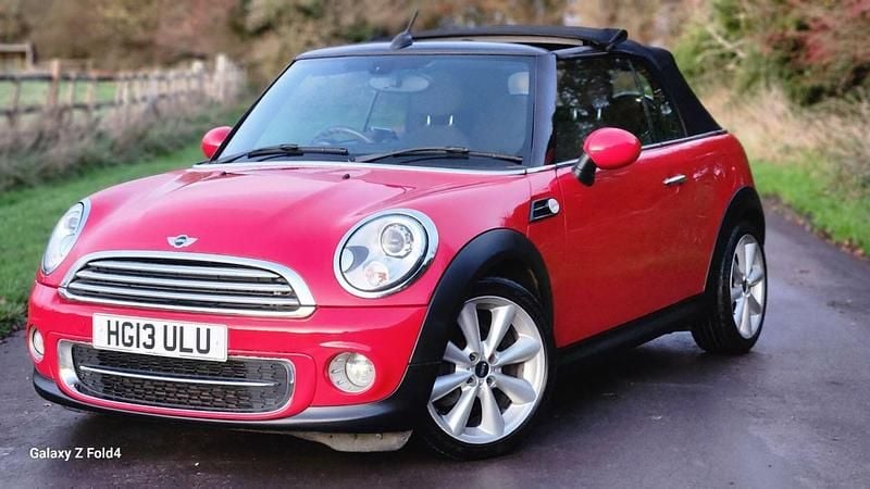 Used Mini Cooper D Cabriolet 112 HP (82 kW) 2013 Red Cabriolet