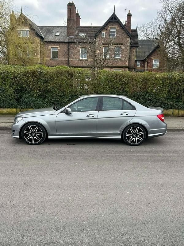 Used Mercedes C200 AMG 2013 Silver Sedan
