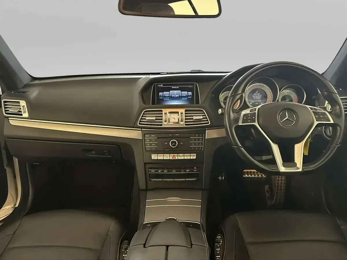 Used Mercedes E220 AMG line 177 HP (130 kW) 2016 White Coupe